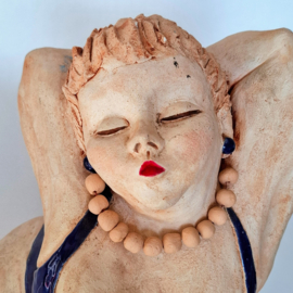 Wenny Trepels Keramiek - Dikke Dame in Badpak