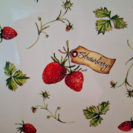 Jet ter Steege Strawberry Melamine Dienblad – Aardbeien