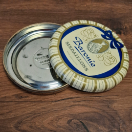 Baronie medaillons melk-chocolade Blik - Rond