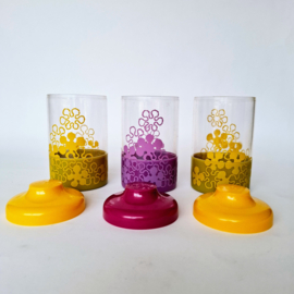 Voorraadbussen 3 stuks - Retro