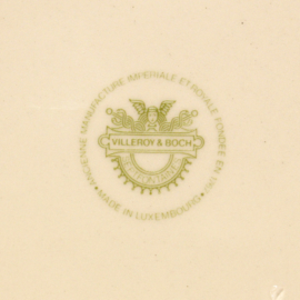 Gebaksbord - Villeroy & Boch Burgherdragt - - Groningen 1965 - Groen Logo