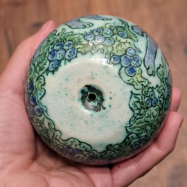 Keramische Bol - Keramiek / Poes / Kat - Tuinbol - Kunst / Decoratie