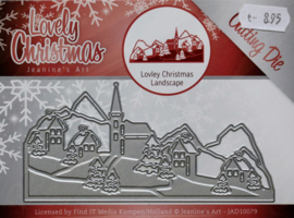 Cutting Die - Snijmal - Jeanine's Art - Lovely Christmas Landscape