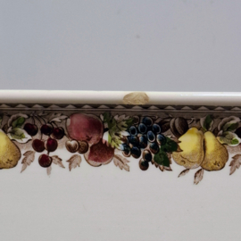Villeroy & Boch Saar - Edith - rechthoekig porseleinen dienblad met een decoratief fruit- en bloemenpatroon