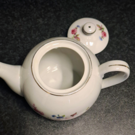 Vintage Theepotje - made in Germany - Bloemen - Ø 10 cm