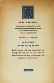 ZB0345/2 - Georges Simenon - Maigret en het lijk bij de sluis