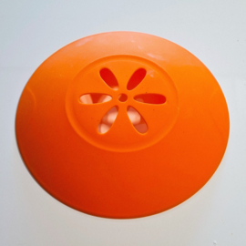 Oranje Anti Overkook Deksel Siliconen Ø 28 cm