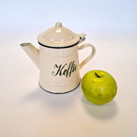 Emaille Koffiepotje - Kan