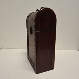 Wijnkistje / Koffertje voor 2 flessen wijn