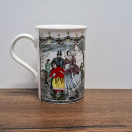 Mok – Beker – Schaatsen - Fine bone China