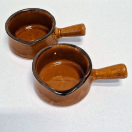 Vintage Sauskom - Pannetje met Handvat - Fondue / Oven