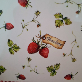Jet ter Steege Strawberry Melamine Dienblad – Aardbeien