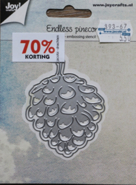 Cutting Die - Snijmal - Joy! - Endless Pinecone