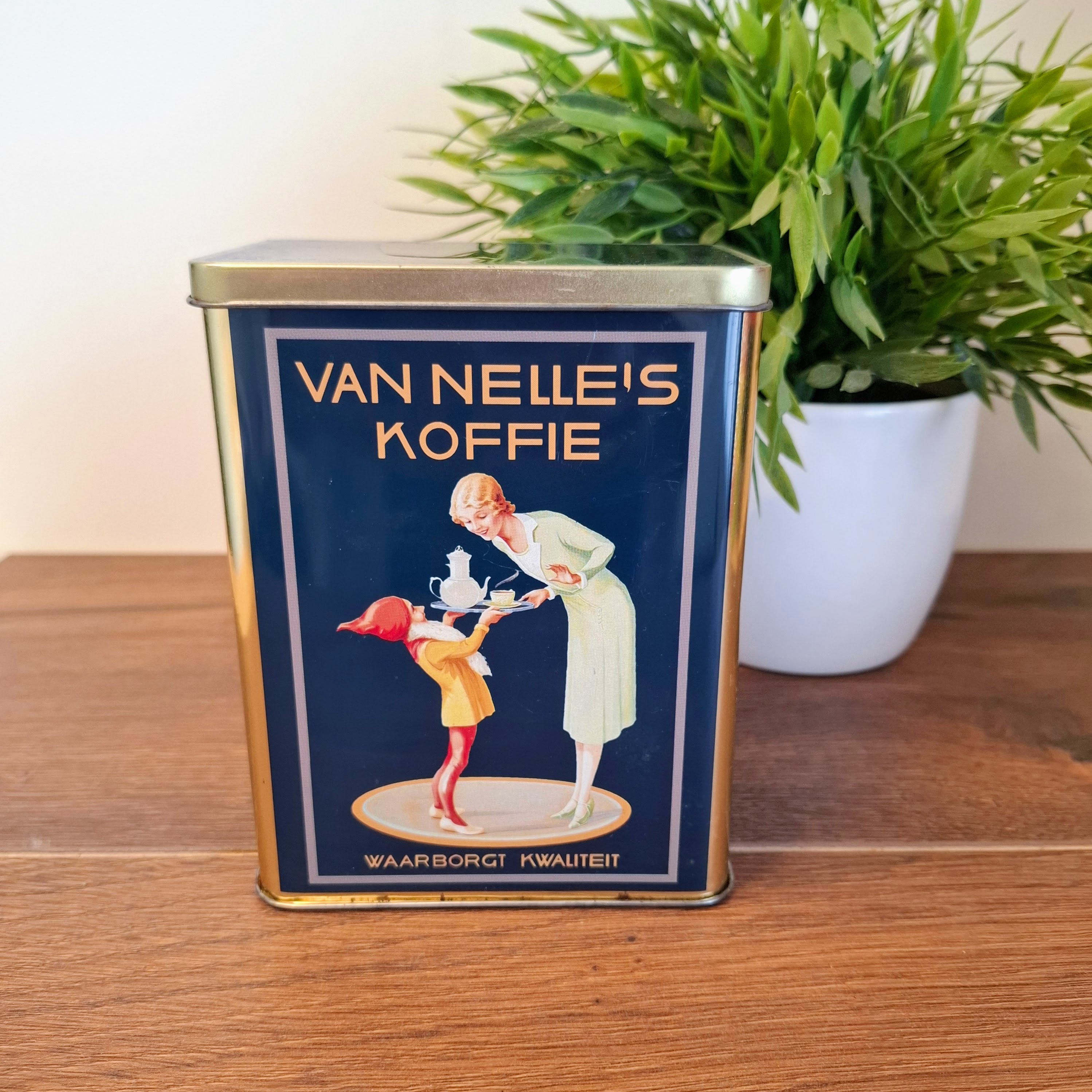 van Nelle - Koffie Blik - Blauw