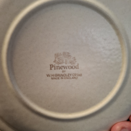 Vintage Grindley Pinewood Ontbijtbord - Bord Ø 22 cm