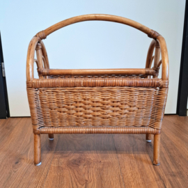 Lektuurmand - Tijdschriftenrek - Rotan