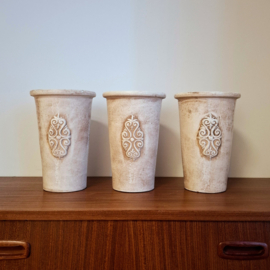 Hoge Bloempot - Pot & Mand