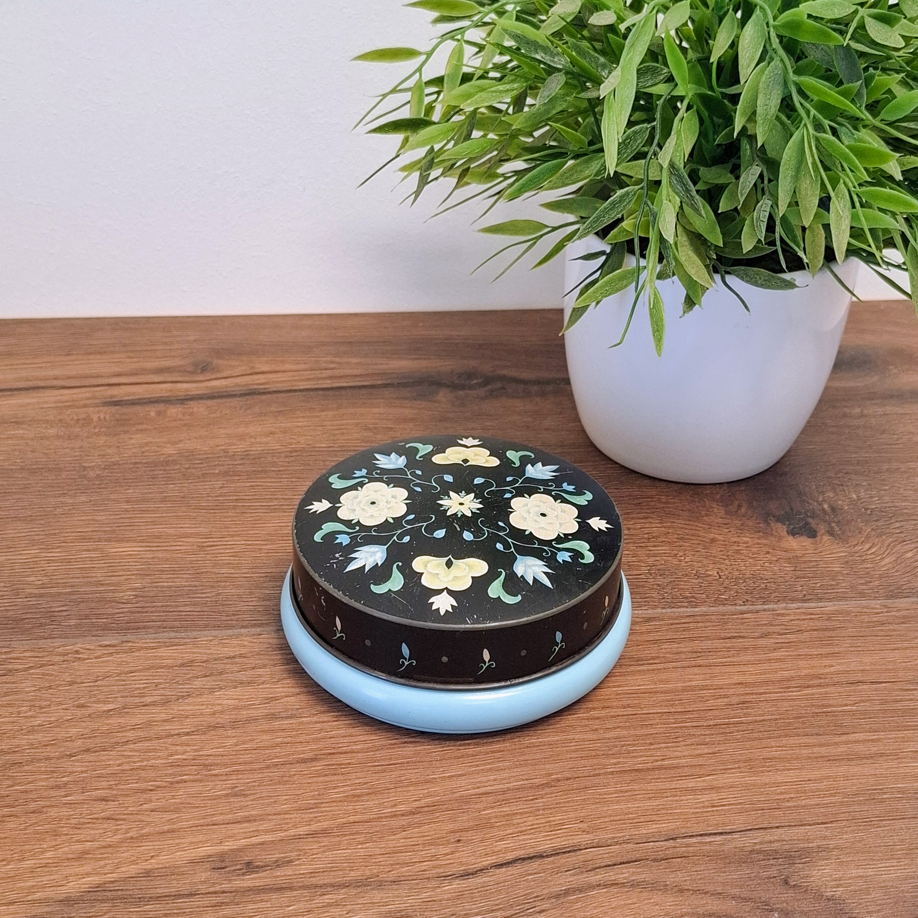 Bloemen / Blauw Blik - Blikje