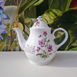 Vintage Porseleinen Theepot Marjolein Bastin voor Libelle – Forest Fruit