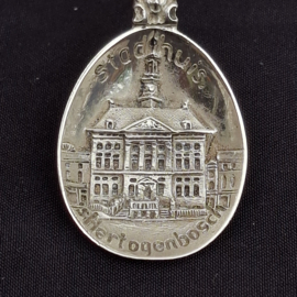 Suikerlepel - 's-Hertogenbosch - Stadswapen + Stadhuis op lepelbak
