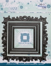Cutting Die - Snijmal - Winter Charme - Jeanine's Art - Snowflake Nesting Die