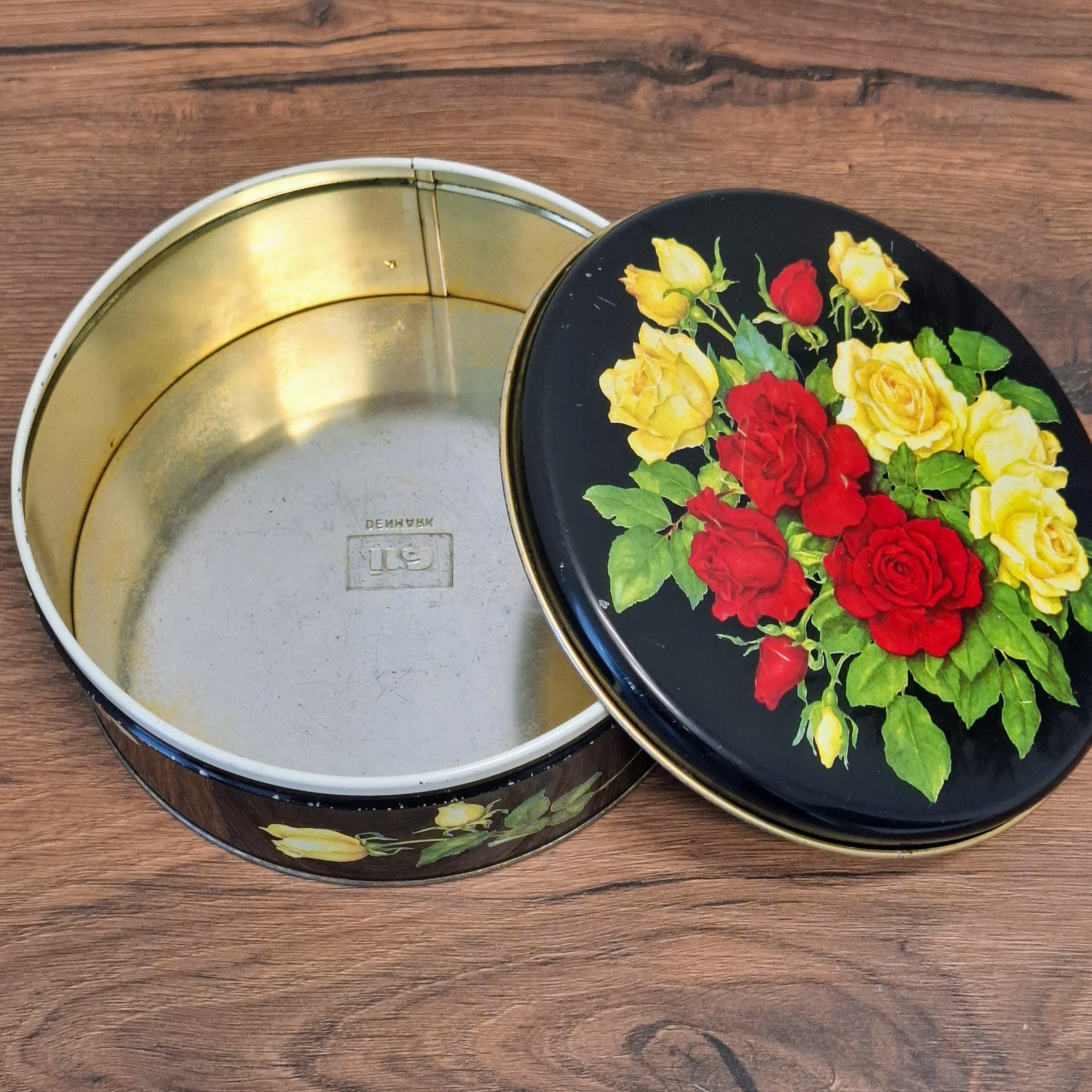 Koektrommel - Blik - IRA Denmark - Bloemen