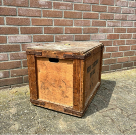 Vintage houten kist Vroom & Dreesmann Den Haag