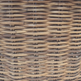 Rieten Mand - Hengselmand - Boodschappenmand - Traktatie