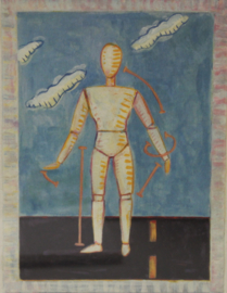 Litho - Pop / Crash test dummy - genummerd en gesigneerd