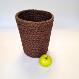 Mand Sisal Bruin - Prullenbak - Vintage