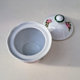 Vintage Porseleinen Suikerpot Marjolein Bastin voor Libelle – Forest Fruit – Egelantier