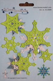 Cutting Die - Snijmal - LeCrea  Combi Dies - Snow Crystal