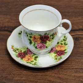 Pink Roses - Kop & Schotel