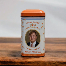 De Ruijter Oranje Hagel Blikje - Koningin bedankt!