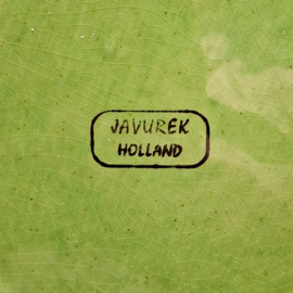Vintage Fonduebord - Vakjes Bord - Groen - Javurek Holland