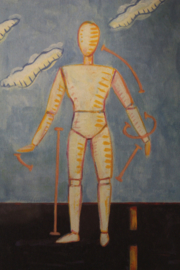 Litho - Pop / Crash test dummy - genummerd en gesigneerd