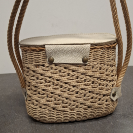 Vintage Rieten Tasje