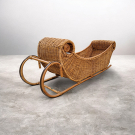 Prachtige Grote echte Arreslee - Slee -  Decoratie - Etalage