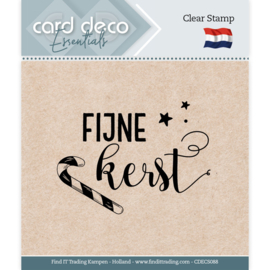 Card Deco Essentials  - Fijne Kerst - Clear Stamp