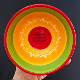 Schaal / Kom Rood- Ronda  Ø 14 cm - Intermezzo - Tapas