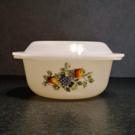 Schaal met deksel - Arcopal Fleur de France