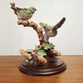 Beeldje van 2 vogels op een tak - Country Artists