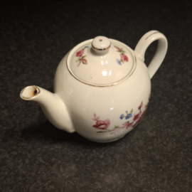 Vintage Theepotje - made in Germany - Bloemen - Ø 10 cm