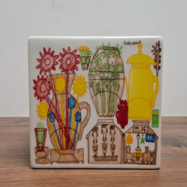 Keramische Kubus, naar de werken van Rieka Bettink