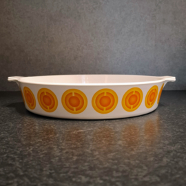 Vintage Pyroflam Electro Schaal  - Retro - Oranje - PC12B