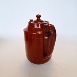 Emaille Theepot - Decoratie