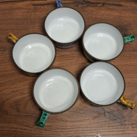 Vintage Soepkommen 5 Stuks