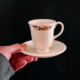Wedgwood Briar Rose - Koffie Kop en Schotel