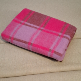 Vintage Deken Paars - Roze - 200 cm x 150 cm