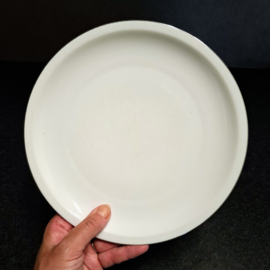 Bord - Arzberg - Zilver kleurig Randje Ø 24 cm